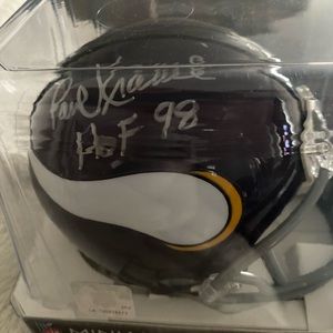 Signed mini helmets